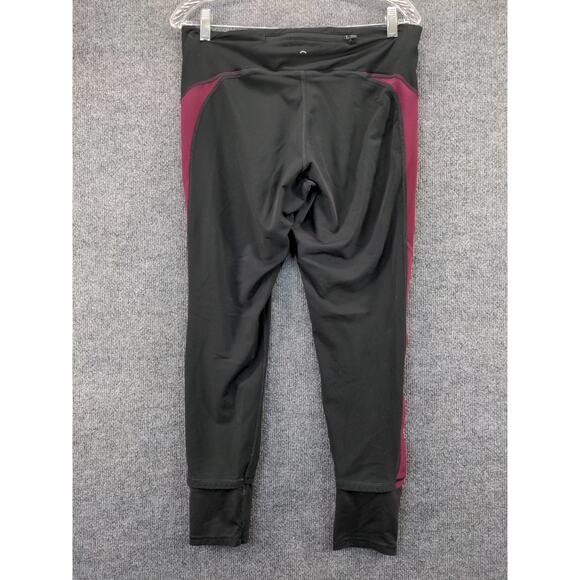 Womens Champion Leggings Joggers Athletic Pants Size XL Black Logo - Picture 3 of 13